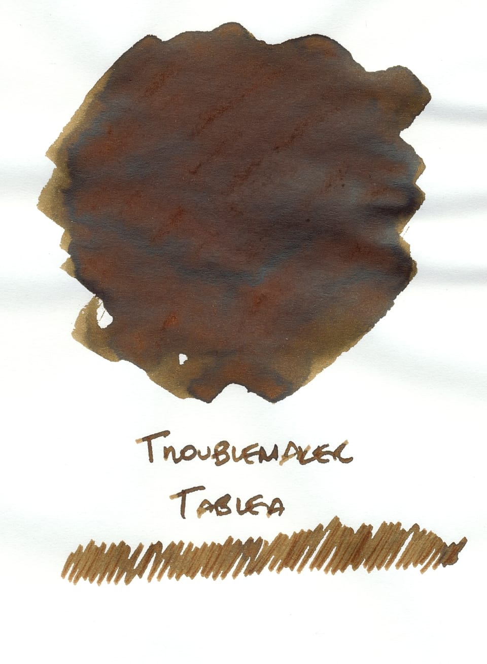 Ink Swatch Wednesday: Troublemaker Tablea