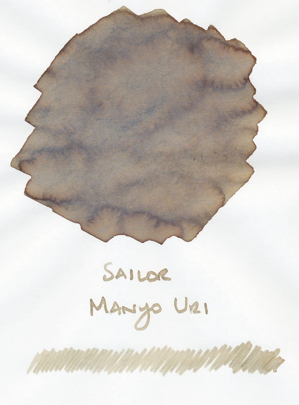 Ink Swatch Thursday: Sailor Manyo Uri