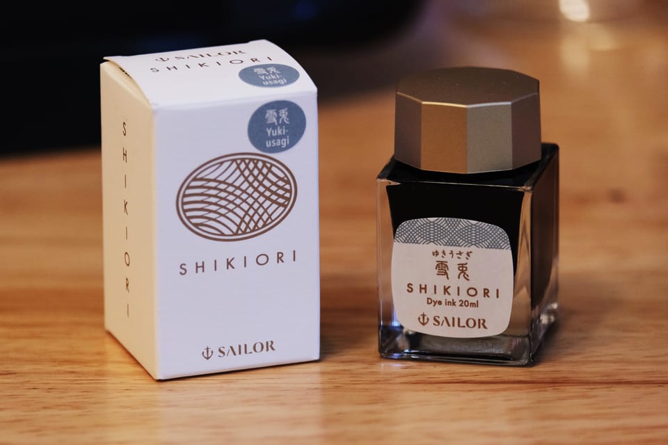 Ink Swatch Wednesday: Sailor Shikiori Yuki-usagi