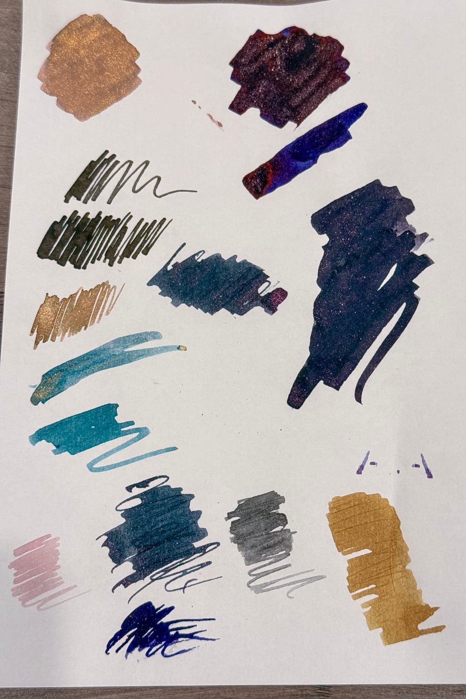 Organizing My Ink Samples